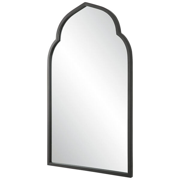 Kenitra Matte Black 24-Inch x 40-Inch Arch Wall Mirror, image 5