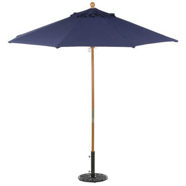 9-Ft. Navy Octagonal Sunbrella Market Umbrella, image 1