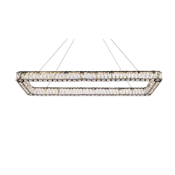 Monroe 50-Inch Integrated LED Rectangle Pendant, image 3