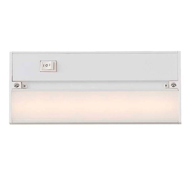 White 9-Inch LED Undercabinet Light, image 1