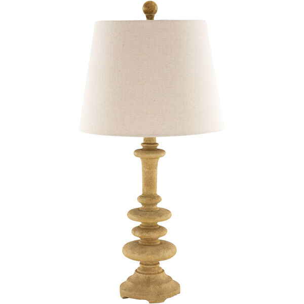 Darla Wood and Ivory Table Lamp, image 1