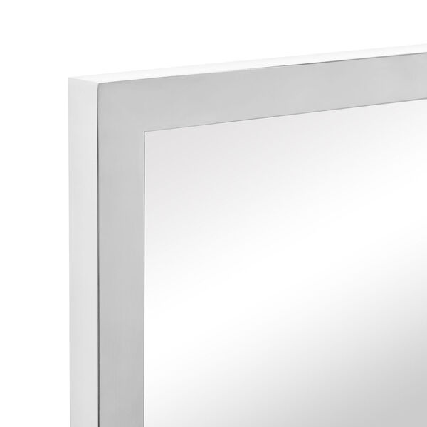 Contempo Polished Silver 24 x 36-Inch Rectangle Wall Mirror, image 5