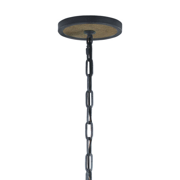 Hyattstown Weathered Wood and Iron Five-Light Chandelier, image 5