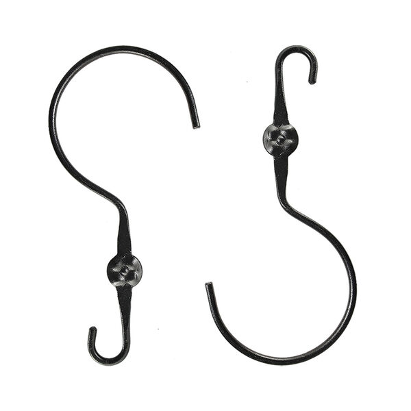 Black Powdercoat Extender with Wide Hook, Set of Two, image 7
