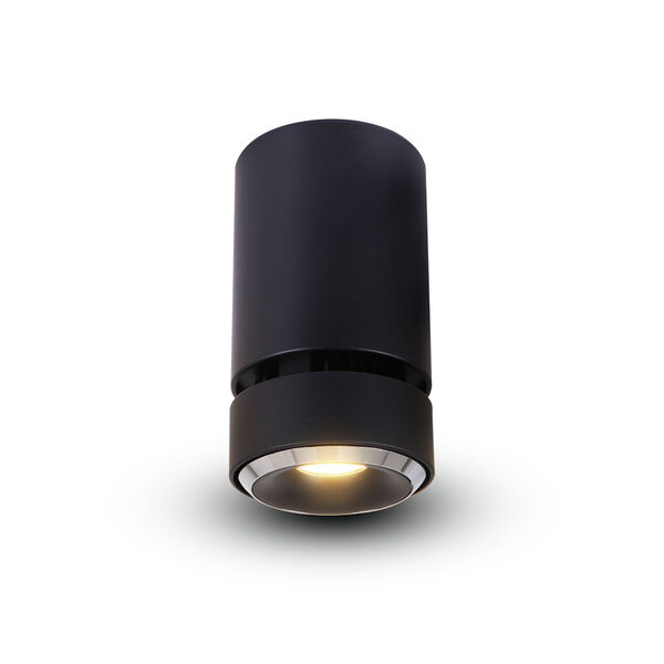 Orbit Black LED Flush Mount, image 3