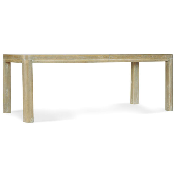 Surfrider Natural Rectangle Dining Table with One 18-Inch Leaf, image 1