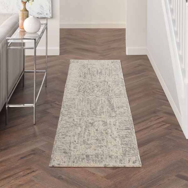 Vail Ivory Gray Teal Area Rug, image 2