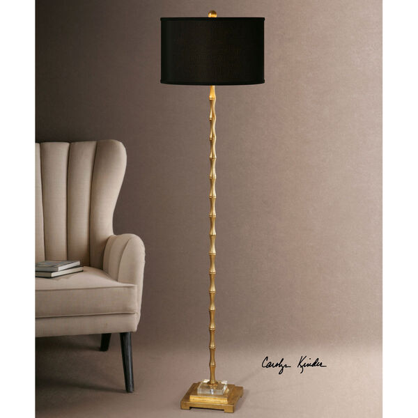 Quindici Metal Bamboo One-Light Floor Lamp, image 2