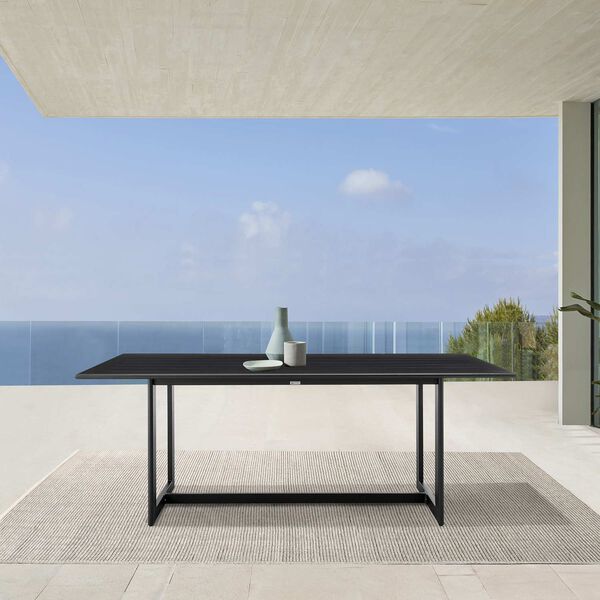 Grand Black Outdoor Dining Table, image 1