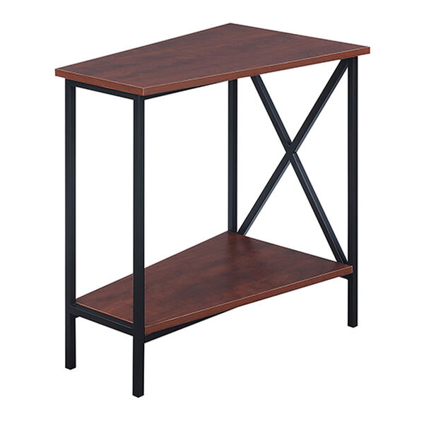 Tucson Wedge Black and Cherry End Table, image 3