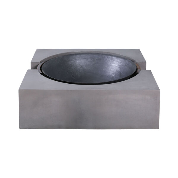 Volcano Polished Concrete Outdoor Fire Pit, image 8