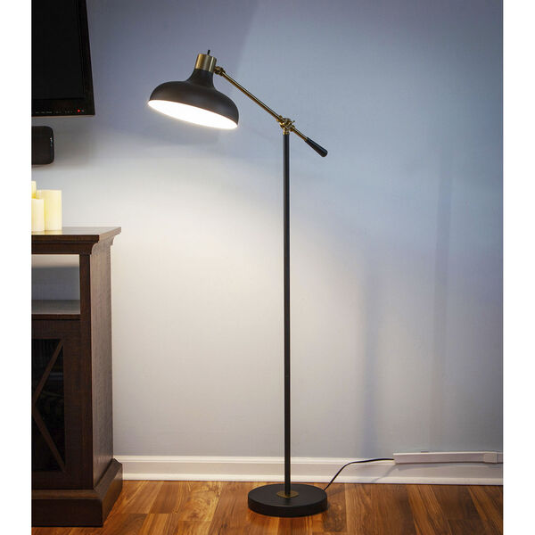 Wyatt Black LED Floor Lamp, image 2
