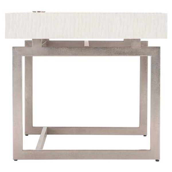 Solaria Weathered Bone and Stainless Steel Desk, image 5