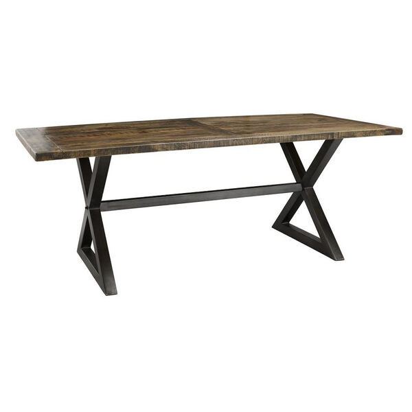 Kenny Brown and Black Dining Table, image 1