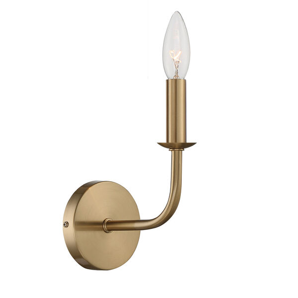 Elight Bronze Gold Five-Inch One-Light Wall Mount, image 1
