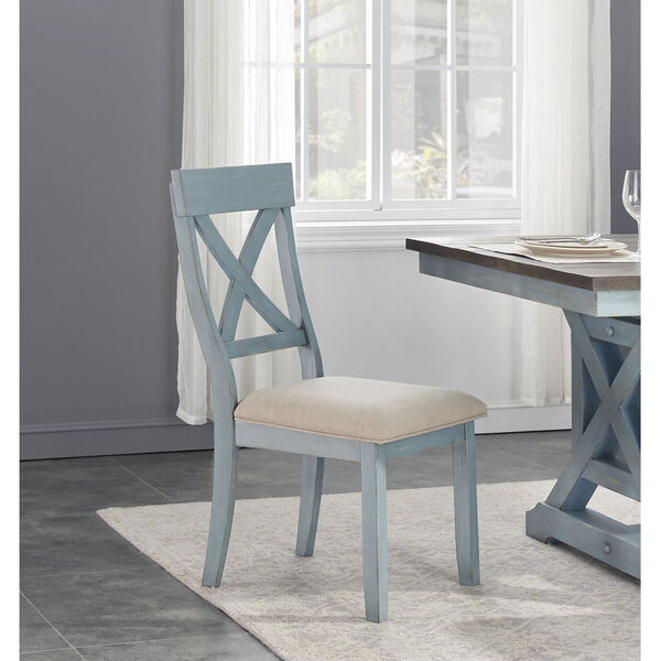 Bar Harbor Blue Dining Chair, Set of 2, image 2