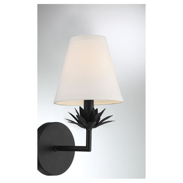 Lowry Matte Black Six-Inch One-Light Wall Sconce, image 6