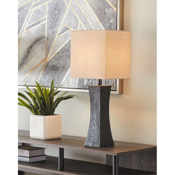 Enkel Dark Walnut Two-Light Table Lamp, Set of Two, image 4