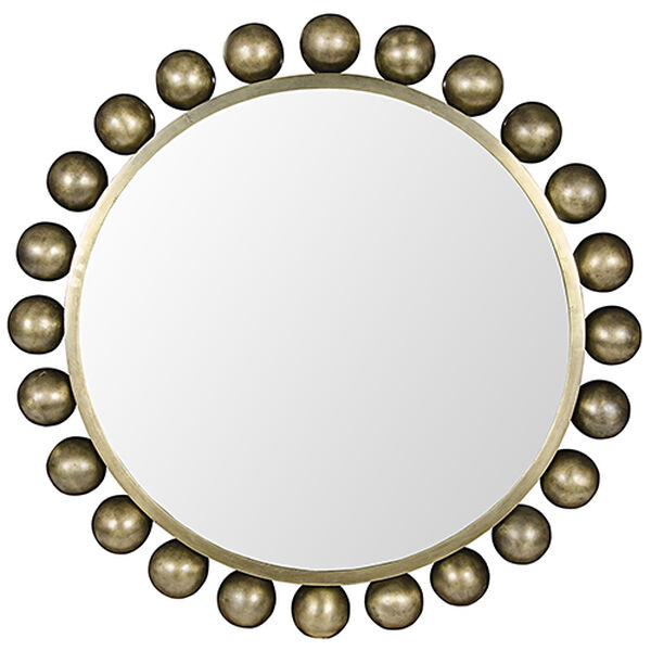 Cooper Antique Brass Mirror, image 1