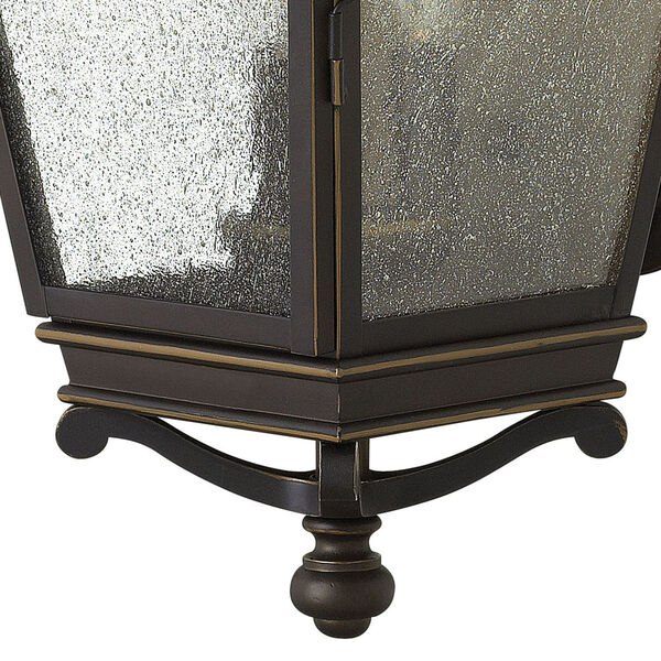 Lincoln Oil Rubbed Bronze 19-Inch Three-Light Outdoor Wall Sconce, image 5