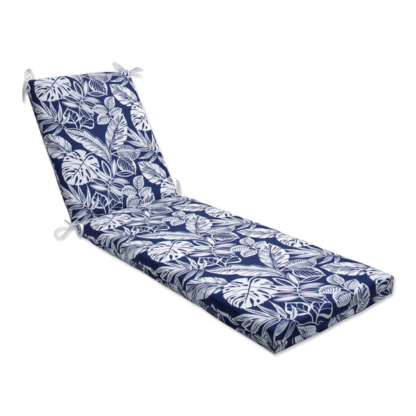 Delray Navy 23-Inch Chaise Lounge Cushion, image 1