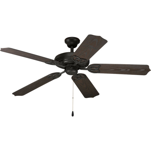 AirPro Forged Black Ceiling Fan with 5 52-Inch Blades, image 2