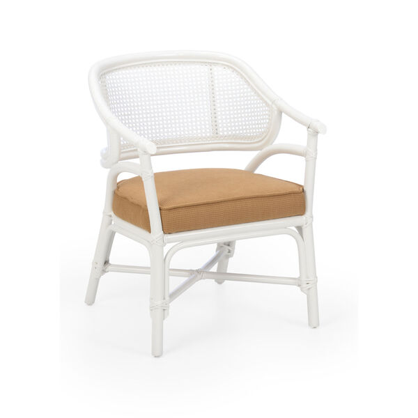 Remington White Lacquer Arm Chair, image 1