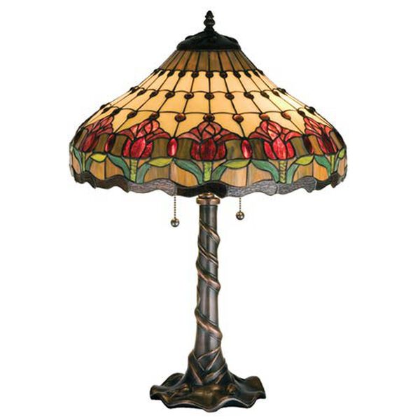 25.5-Inch Colonial Tulip Table Lamp, image 1