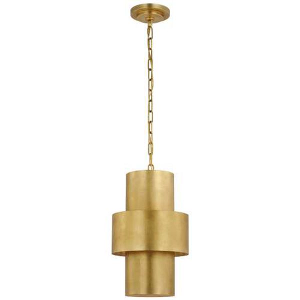 Chalmette Gold One-Light Layered Pendant by Julie Neill, image 1