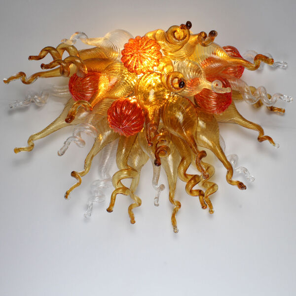 Sunshine Amber and Red Two-Light LED Wall Sconce, image 1