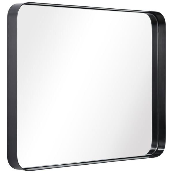 Black 22 x 30-Inch Rectangle Wall Mirror, image 4
