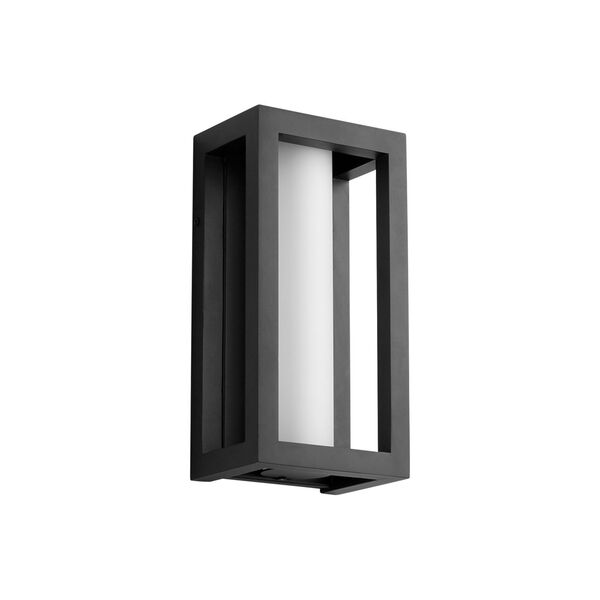 Aperto Black Six-Inch LED Outdoor Wall Sconce, image 1