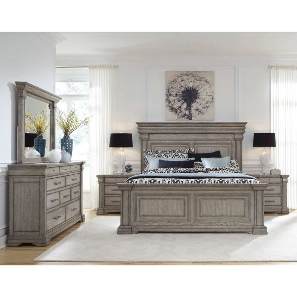 Madison Ridge Brown Panel Bed with Blanket Chest Footboard, image 3