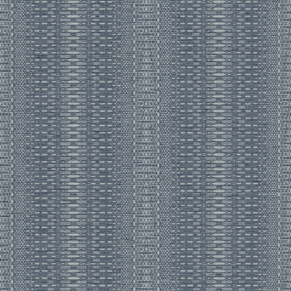 Simply Farmhouse Navy Market Stripe Wallpaper, image 2