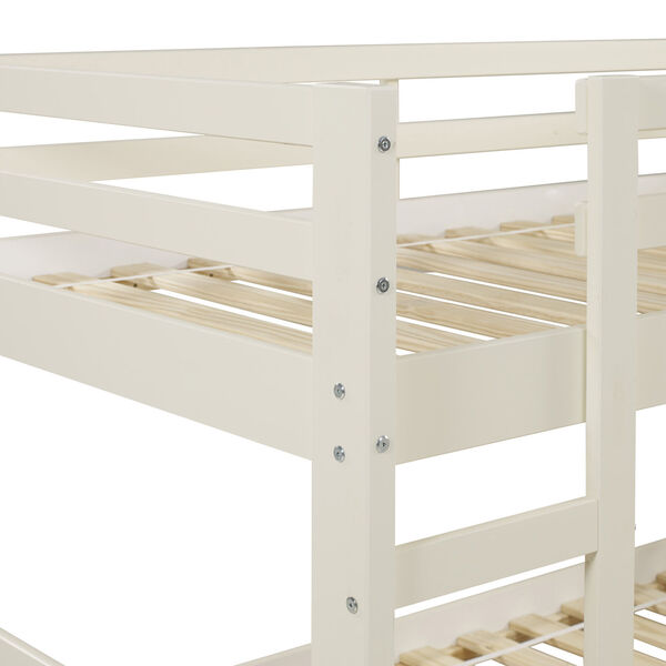 White Twin Bunk Bed, image 3