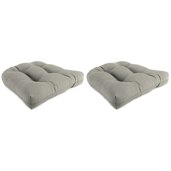 Husk Texture Stone Outdoor Chair Cushion, Set of Two, image 1