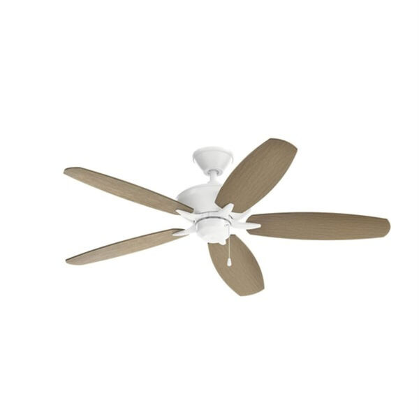 Renew Matte White 52-Inch Ceiling Fan, image 4