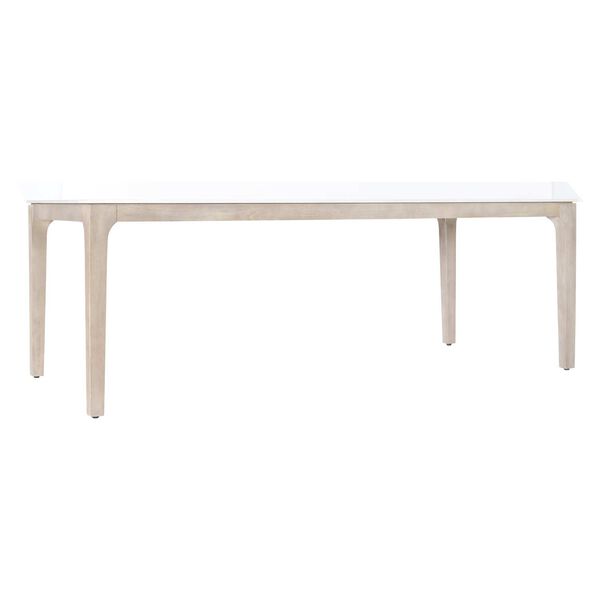 Marbella Natural 85-Inch Outdoor Dining Table, image 4