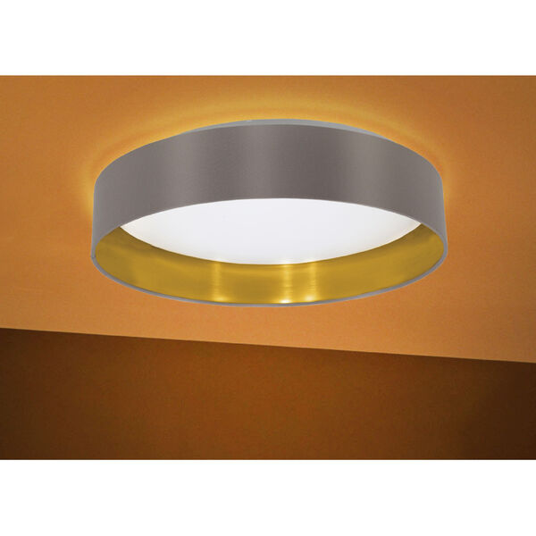 Maserlo LED Satin Nickel One-Light Flushmount, image 5