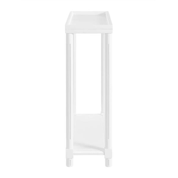 Harrison White End Table with Shelf, Set of 2, image 3