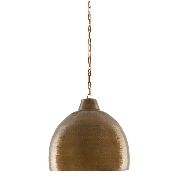 Earthshine Vintage Brass One-Light Pendant, image 4