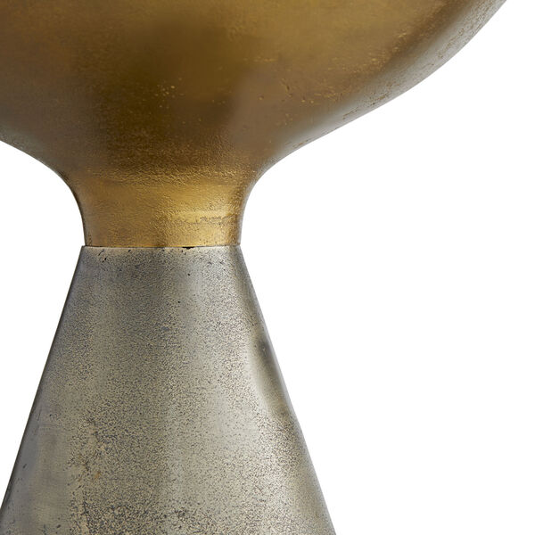 Hilda Antique Brass Accent Table, image 3