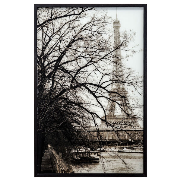 White and Black 30-Inch Perspective In Paris Landscape, image 1