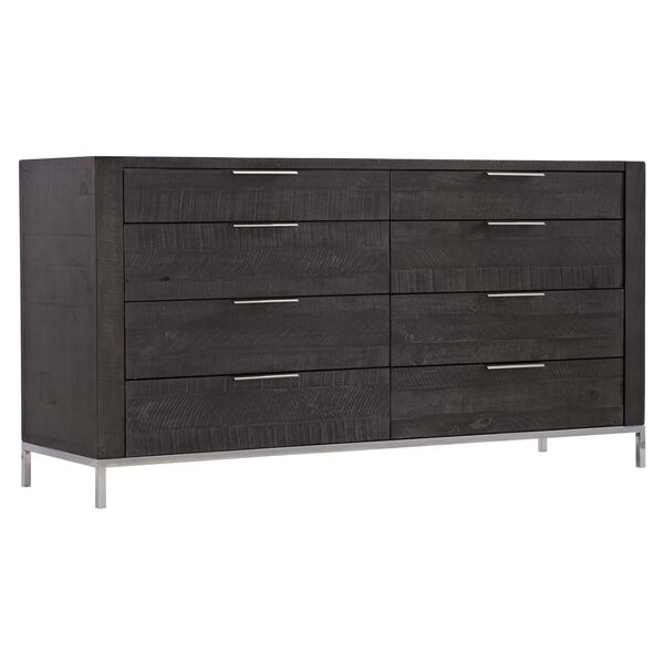 Loring Cinder and Polished Stainless Steel Dresser, image 2