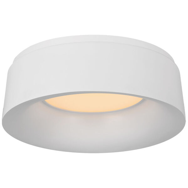 Halo Small Flush Mount in Matte White by Barbara Barry, image 1