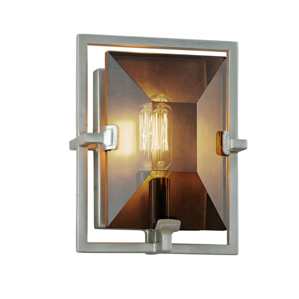 Prism Silver One-Light ADA Wall Sconce, image 1