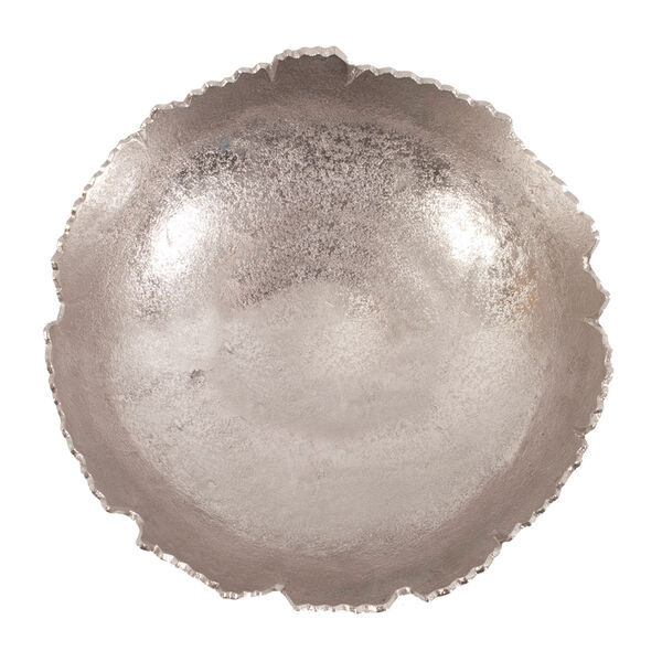 Silver Broken Edge Bowl / Wall Art, image 4