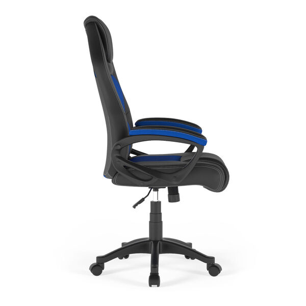 Stanton Blue High Back Gaming Task Chair with Vegan Leather, image 4