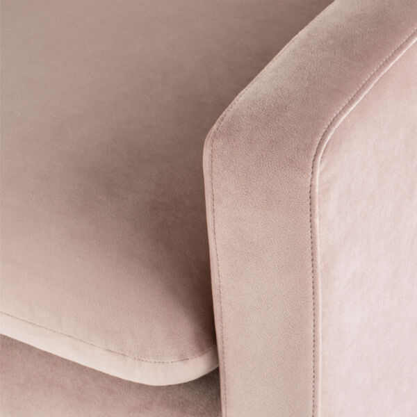 Anders Blush and Silver Occasional Chair, image 4