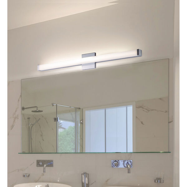 Spec Vanity Polished Chrome 36-Inch LED Bath Bar, image 3